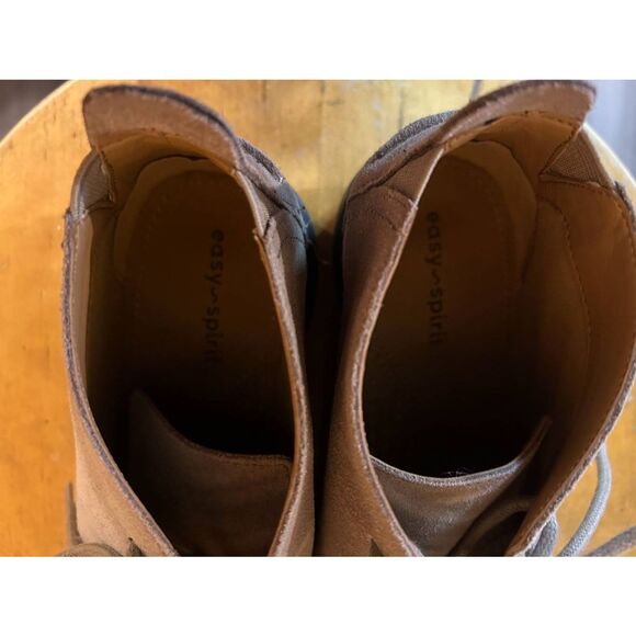 Easy Spirit Womens Taupe Suede Leather Lace Up Chukka Boot Size 5.5 - Picture 7 of 8